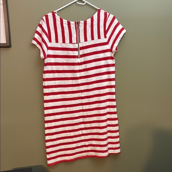 Old Navy Red and White Casual Raglan Sleeve Dress - Picture 6 of 12